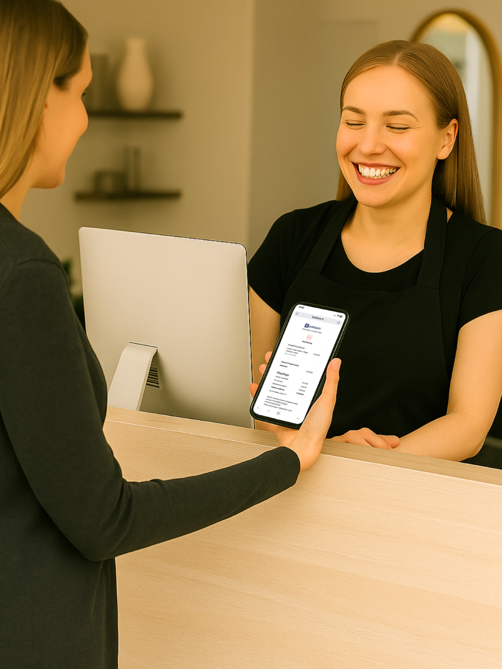 cassa virtuale per saloni di bellezza